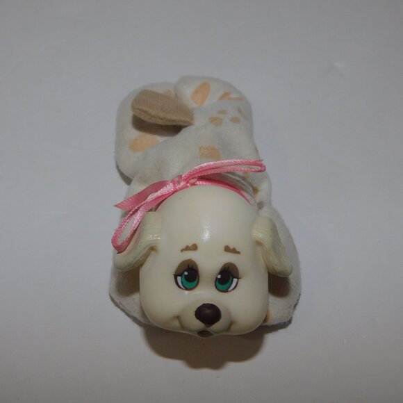 VTG 1991 90s Hasbro Puppy Surprise Brown White Puppy Baby replacement - Picture 2 of 5